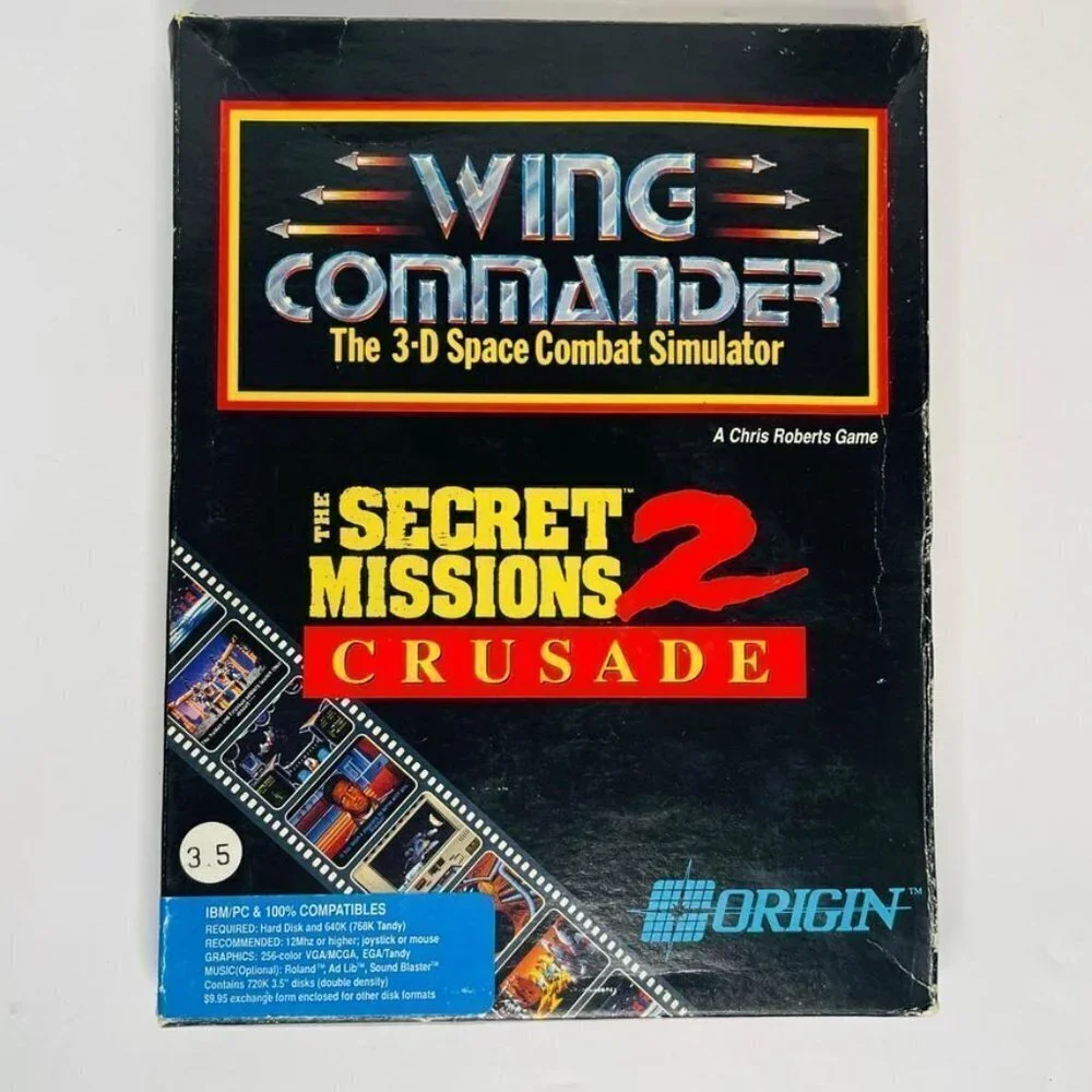 1991 ORIGIN WING COMMANDER The Secret Missions 2 Crusade‎